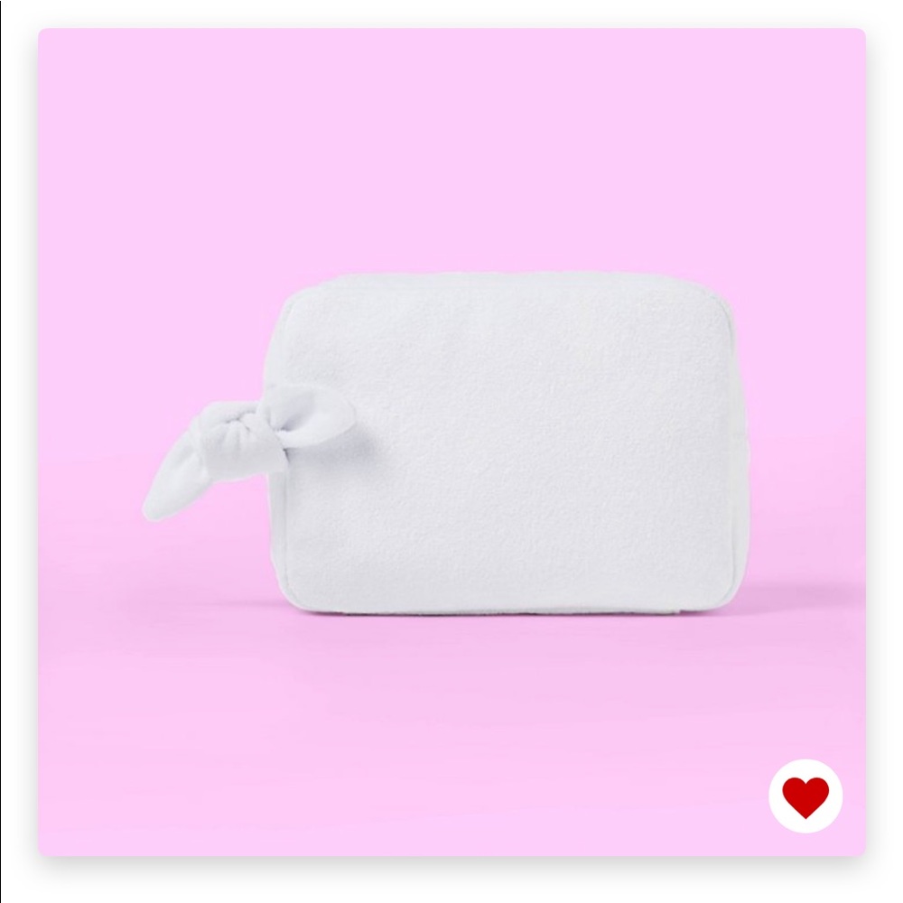 Stoney Clover + Target large white pouch NWT